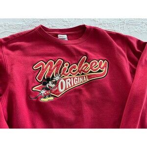 Mickey The Original Long Sleeve Pullover SweatShirt Disney Store Exclusive Small